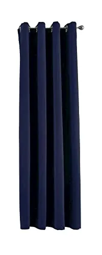 Gardinenbox Vorhang Blickdicht »Newyork« Blau HxB 160x140 cm 1er-Pack Thermo-Gardine Verdunkelungsvorhang Blackout Ösen schalldämmend ÖKOTEX UV-Schutz Raffhalter, 201920600