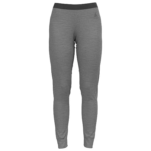 Odlo The Natural Merino 200 Base Layer Bottoms odlo steel grey melange (10183) L