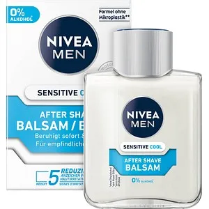 Nivea Men Sensitive After Shave Balsam 100 ml für Herren - Aftershave-Balsam für Herren, 100 ml. Beruhigt und pflegt die Haut nach der Rasur, reduziert Hautrötungen und unterstützt die Regeneration. Für ein angenehmes Hautgefühl.