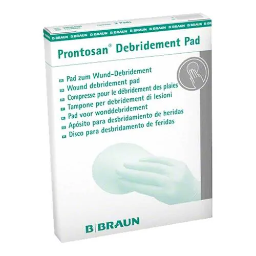 Prontosan Debridement Pad Kompressen 3 St - Arzneimittel für sanfte Wundreinigung, ideal zur Unterstützung der Wundheilung und Entfernung von Nekrosen.