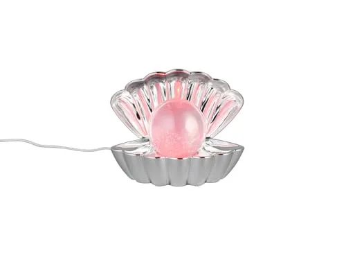 Reality Leuchten USB-Tischleuchte Muschel-Lampe RGB - Faszinierende Tischlampe in Muschelform mit RGB-Farben. Ideal als Deko-Leuchte, kabellos nutzbar dank USB-C oder Batteriebetrieb. Bringt stimmungsvolles Licht in jeden Raum.