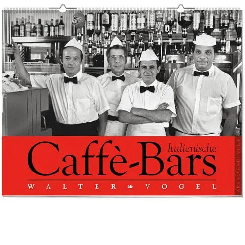Italienische Caffè-Bars Monumentalkalender - Fotografie Kalender mit beeindruckenden schwarz-weiß-Fotografien, der die zeitlose Schönheit italienischer Caffè-Bars festhält.