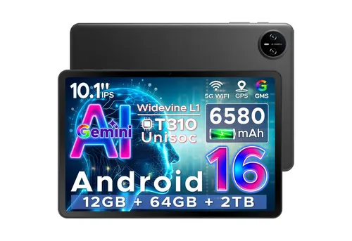 DOOGEE TAB A9 10 Zoll Tablet – Android 16, 64GB, 5G WiFi - Leistungsstarkes 10,1" Android Tablet mit 64GB internem Speicher, erweiterbar auf 2TB. Genießen Sie beeindruckende HD-Displays und eine vielseitige Kamera für Ihre Bedürfnisse.