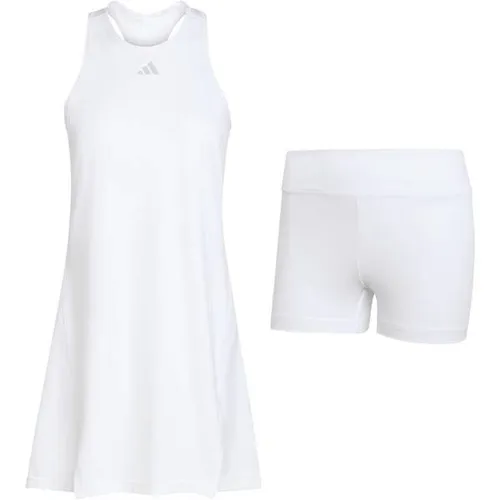 adidas Performance Tenniskleid CLUB TENNIS CLIMACOOL KLEID (1-tlg) weiß XS (32) - Elegantes Tenniskleid für optimale Bewegungsfreiheit, hergestellt aus recyceltem Polyester. Ideal für sportliche Aktivitäten und angenehm zu tragen.