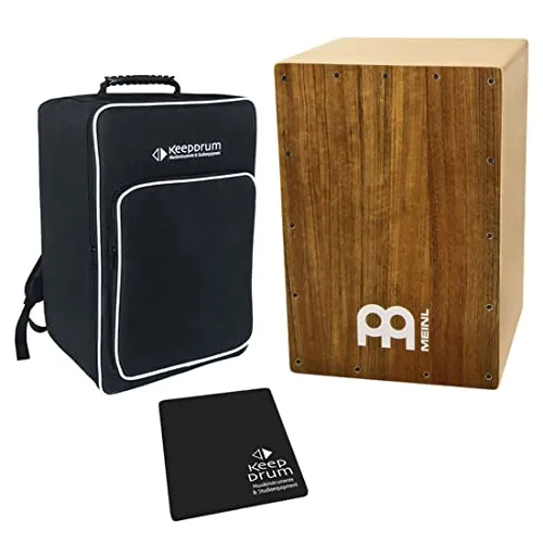 Meinl Percussion Cajon MYO-CAJ-OV Bausatz Ovangkol - Percussion Bausatz für individuelle Cajon, einfach zusammenzubauen mit bereits ausgeschnittenem Bass-Soundloch und hochwertigem Birkenholz für einzigartigen Sound.