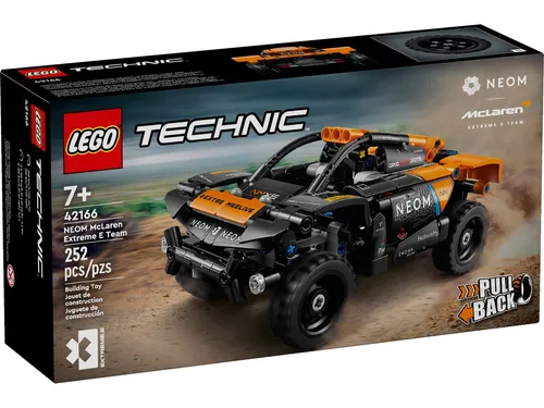 LEGO 42166 NEOM McLaren Extreme E Race Car - Baukästen für kreative Köpfe: Das NEOM McLaren Extreme E Race Car mit 252 Teilen bietet spannenden Konstruktionsspaß und fördert die Motorik. Ideal für Jungen ab 7 Jahren.