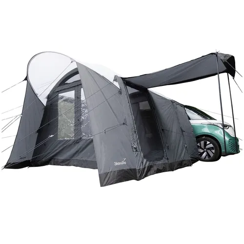Skandika Vorzelt Vejers Air Protect - Aufblasbares Campingzelt für 4 Personen - Vorzelte, freistehend mit 2 m Stehhöhe und 3000 mm Wassersäule, ideal für komfortables Camping mit Moskitonetz und eingenähtem Zeltboden.