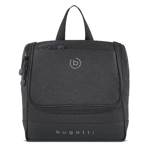 bugatti Universum Kulturbeutel S zum Aufhängen - Reisetasche für Damen & Herren, bietet mit 7L Volumen viel Platz und ist ideal für Reisen. Handgefertigt aus hochwertigem, fleckenunempfindlichem Material.
