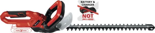 Akku-Heckenschere Einhell GC-CHT18/460Li - Heckenschere für kabellosen Einsatz, ideal für präzises Schneiden ohne störendes Kabel, Akku und Ladegerät nicht enthalten.