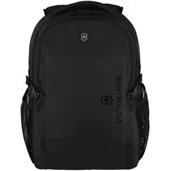 Victorinox Vx Sport EVO Daypack - Schwarz - Daypack aus robustem Polyester mit separatem Laptop- und Tabletfach, ideal für komfortables Reisen und mühelosen Transport auf Koffern.