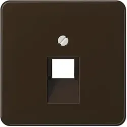 Jung CD569-1UABR Abdeckung für IAE/UAE-Anschlussdosen 1 x 8-polig, Thermoplast, Serie CD, braun