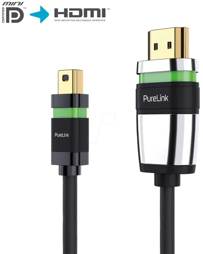 PURE ULS2000-010 - MiniDP 1.2 auf HDMI, Ultimate Serie, schwarz, 1,0 m
