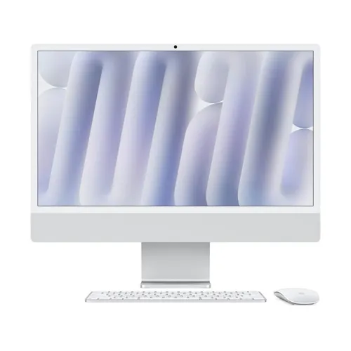 Apple iMac 24" 4,5K Nano 2024 CTO M4 10C/10C GPU 32GB Ram 1TB SSD DE Silber - All-in-One Desktop-Computer mit 24" 4,5K Display, leistungsstarkem Apple M4 Prozessor und 32 GB RAM. Ideal für kreative Profis und Multimedia-Anwendungen.