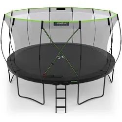 KINETIC SPORTS Premium Outdoor Trampolin 'Ultimate Pro' – Kürbis-Design, Ø 427 cm - Trampolin Outdoor für Kinder und Erwachsene – extrem sicher und strapazierfähig, ideal für Spiel & Spaß im Garten!