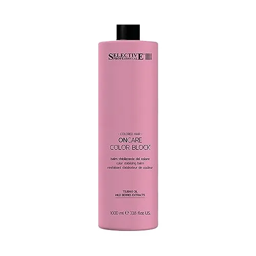 Selective Professional On Care Color Block Balm 1000ml - Haarspülungen & Conditioner - Feuchtigkeitsspendender Balsam für farblich behandeltes Haar, stabilisiert die Farbe und schützt vor Verblassen.