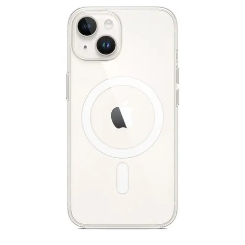 Apple Clear Case MagSafe für iPhone 14 - Transparent, kratzfest und induktiv ladbar ohne Abnehmen, idealer Schutz und stylisches Design