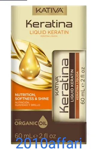 Kativa Keratin Flüssigkeit Weichheit E Helligkeit' 60 ML