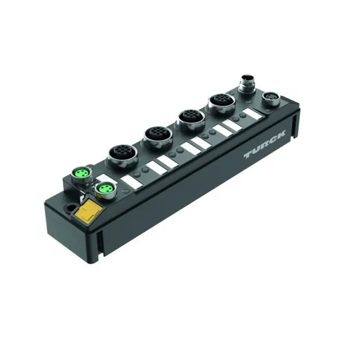 Turck TBEN-S2-8DIP Multiprotokoll-I/O-Modul - Kompaktes Multiprotokoll-I/O-Modul für zuverlässige Automatisierung, IP65 Schutzklasse, ideal für den professionellen Einsatz in industriellen Anwendungen.