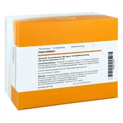 Pascorbin 750 mg Ascorbinsäure 5ml Injektionslösung - Hochdosiertes Vitamin C zur Therapie von Mangelzuständen, ideal für klinische Anwendungen und intravenöse Therapie
