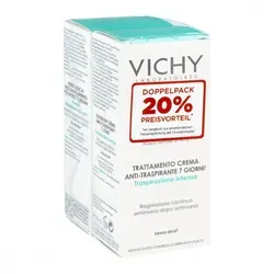 VICHY DEO Creme regulierend Doppelpack - Deodorants für Unisex, 2 x 30ml Antitranspirant Creme im praktischen Doppelpack für langanhaltende Frische und Regulierung der Schweißproduktion.