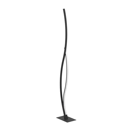 EGLO Stehlampe "GRISOLIA" - Moderne LED-Stehleuchte in Schwarz - Die stilvolle EGLO Stehlampe "GRISOLIA" vereint modernes Design und effiziente LED-Technologie. Ideal für Wohnzimmer oder Schlafzimmer, sorgt sie für angenehmes Licht und wertet jeden Raum auf.