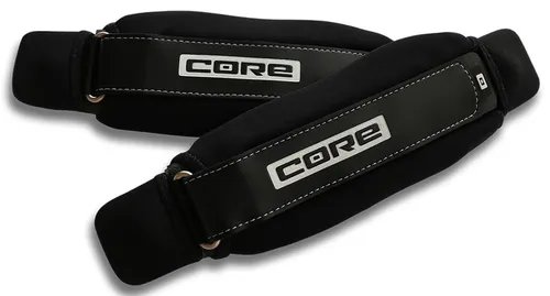 CORE SURF STRAPS 2er Set für Kiteboards - Hochwertiges 2er Set für Kiteboards mit druckstellenfreiem Komfort. Inklusive V2A-Edelstahlschrauben und variablem Montageoptionen. Ideal für perfekten Halt und einfache Anpassung auf dem Wasser.