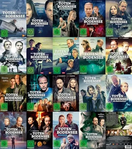 19x Die Toten vom Bodensee – 2014 – 2024 – Abgrundtief + Seelenkreis + Wegspuk + Braut + Atemlos + Blutritt + Nachalb + Messias + Nemesis u.v.m. ZDF Krimi Serie 19 DVD Collection