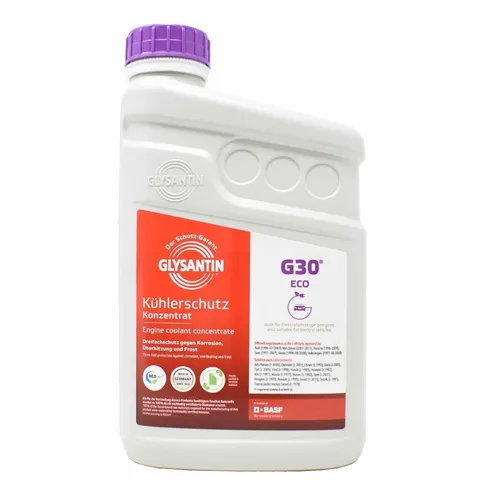 Glysantin G30 ECO BMB Kühlerfrostschutz 1 L - Frostschutzmittel für optimale Kühlleistung, umweltfreundlich und schützt vor Frost und Korrosion im Fahrzeug.