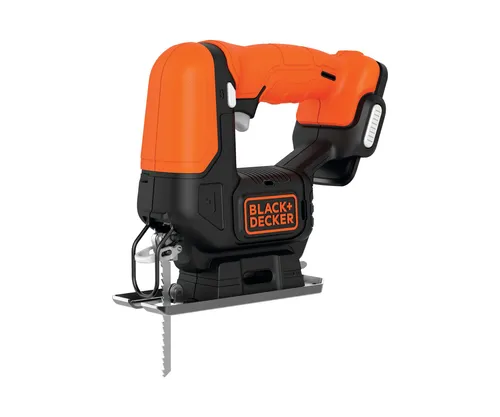 Black+Decker Akku-Stichsäge BDCJS12N - Vielseitige 12V Säge für präzise Schnitte - Sägen: Die Black+Decker 12V Akku-Stichsäge bietet werkzeuglosen Sägeblattwechsel und hohe Laufruhe für präzise Ergebnisse bei Holz, Kunststoffen und mehr.