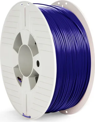Verbatim Filament 55055, PETG, 1,75mm, 1kg, blau - 3D Filament aus PETG, bietet hohe Stoßfestigkeit und Flexibilität, ideal für mechanische Modelle. Drucktemperatur 225°-245°C, optimale Geschwindigkeit 40-60mm/s.