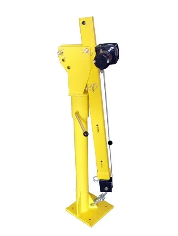 Prime Tech Ladekran mit elektrischer Seilwinde 500kg - Kräne mit Winden, robust und stabil, ideal zum einfachen Heben von Lasten auf Pickup oder Anhänger, ohne zusätzliche Batterie dank Bordelektronik.