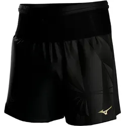 Mizuno Active Graphic Multi Pocket 7in Laufshorts Herren - Schwarz, Gold, Größe M - Erlebe Komfort und Funktionalität mit den Mizuno Active Graphic Multi Pocket 7in Laufshorts. Leichtes, atmungsaktives Material und praktische Taschen bieten dir alles für dein Lauferlebnis.