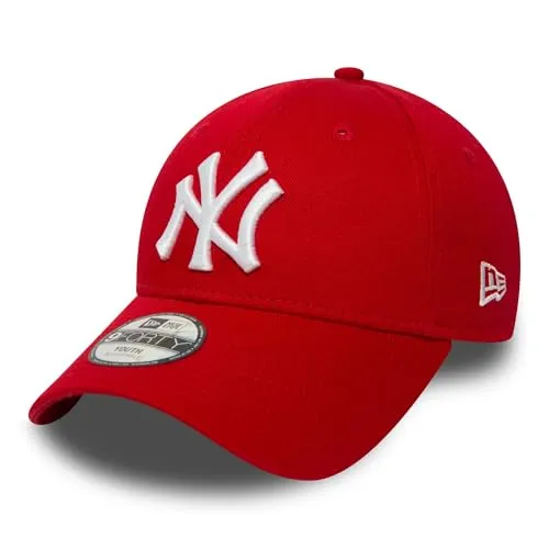 New Era New York Yankees MLB League Red 9Forty Adjustable Youth Cap - Caps & Hüte, verstellbare Passform für optimalen Komfort und stilvollen Look für junge Fans.
