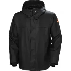 Helly Hansen Regenjacke schwarz L (54/56) - Funktionsjacke aus 100% Polyester, wasserabweisend und ideal für Outdoor-Aktivitäten bei jedem Wetter.
