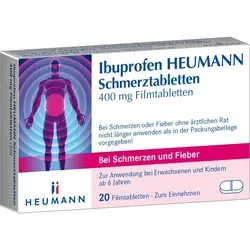 Ibuprofen Heumann Schmerztabletten 400mg Filmtable 20 ST