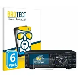 BROTECT Panzerfolie für Yaesu FT-DX101D - 6x Schutzglas - Sonstige Kategorie: 9H Hartbeschichtung, bruchsicher und idealer Schutz für Ihr Yaesu FT-DX101D Display gegen Kratzer und Fingerabdrücke.