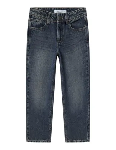 NAME IT Boy Jeans Straight Fit - Jungen-Jeanshosen, nachhaltige Mischung aus 80% Baumwolle und 20% recycelter Baumwolle für umweltbewusste Kids.