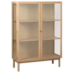 DAHEIM Vitrine Elba Holz Braun Eiche