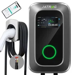 JATRHG S1 Ladestation für Elektrofahrzeuge - 11 kW, IP66, Typ 2 - Die JATRHG S1 ist eine leistungsstarke Ladestation für Elektrofahrzeuge mit 11 kW und 8 m Kabel. Dank IP66 Schutzklasse ist sie ideal für den Außenbereich geeignet und ermöglicht eine benutzerfreundliche Bedienung mit verschiedenen Stromstärken.