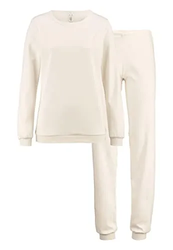 hessnatur Pyjama Damen Regular PureNATURE aus Reiner Bio-Baumwolle | nachhaltig und fair hergestellt (Fair Wear Foundation)