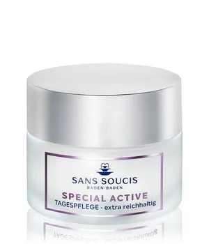Sans Soucis Special Active Extra reichhaltig Tagescreme 50 ml - Avocado Gesichtscreme & Kosmetik, schützt trockene Haut vor Feuchtigkeitsverlust und sorgt für ein sichtbar glattes Aussehen.