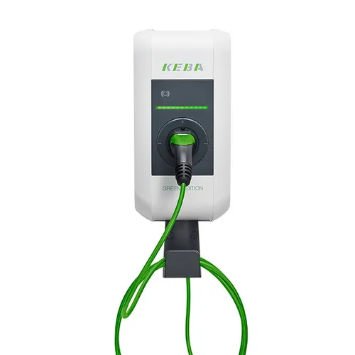 KEBA Wallbox a-series 11kW KC-P30-EC22043200RGE - Wandmontierte Ladestation mit 11 kW, ideal für Zuhause; robust und wetterfest (IP54) für zuverlässiges Laden bei jedem Wetter.