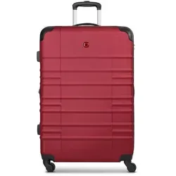 Wenger Hartschalen-Trolley Amplar Evo, 4 Rollen, ABS - Koffer mit robuster ABS-Konstruktion, erweiterbar durch Dehnfalte und ideal für stilvolle Reisen. Praktische Features wie Wäschefach und arretierbarer Griff sorgen für Komfort und Ordnung.
