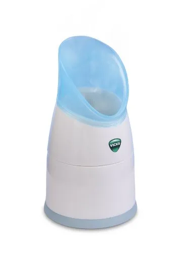 Vicks Personal Steam Inhaler V1300 - Manueller Inhalator für einfaches Atmen, mit zwei VapoPads für ätherische Öle, ideal bei Husten und Erkältung. Kompakt und reisetauglich, lecksicher und spülmaschinengeeignet.