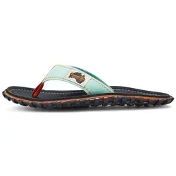 Gumbies Zehensandalen Original Flip Flops Tricolor Black schwarz/hellblau 43 EU - Bequeme Zehensandalen in Größe 43, ideal für den Sommer. Strapazierfähiges Design und rutschfeste Sohle bieten optimalen Komfort für entspannte Tage am Strand.