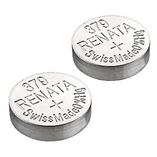 Renata 379 SR521SW 1,55 V Uhr Silberoxid Batterie 2 x
