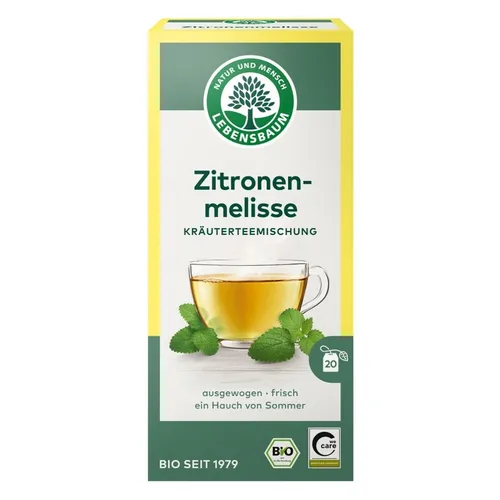 Kräuterteemischung - Zitronenmelisse 20 Beutel 30g | LEBENSBAUM