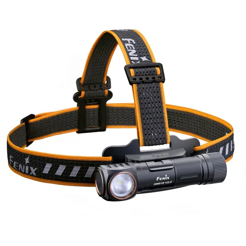 FENIX HM61R v2.0 1600 Lumen Stirnlampe - Stirnlampe mit 1600 Lumen Lichtleistung, ideal für Outdoor-Abenteuer. Robustes A6061-T6 Aluminium und wiederaufladbare Batterie im Lieferumfang enthalten.