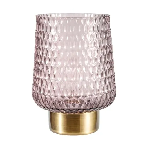 Pauleen 48135 Sparkling Glamour Tischleuchte - Elegante mobile Tischleuchte aus Glas mit Timerfunktion für 6 Stunden, ideal für Wohn- und Esszimmer. Zaubert edle Licht-Akzente und passt perfekt zu modernen Wohntrends.
