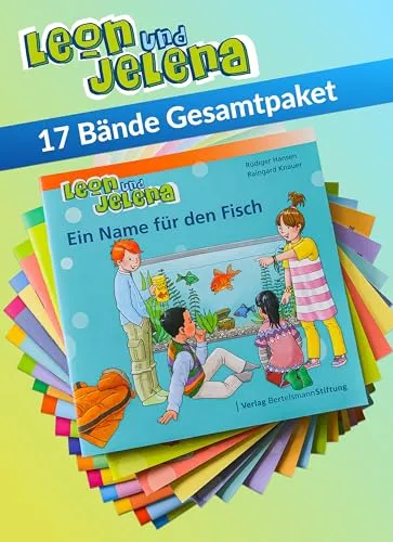Leon und Jelena Gesamtpaket – Band 1-17 - Grundbegriffe für Kinder, umfassende Sammlung von 17 Bänden zur spielerischen Förderung der Sprach- und Lernfähigkeiten.